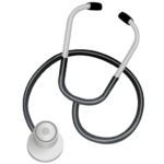 Graphic of a stethoscope.