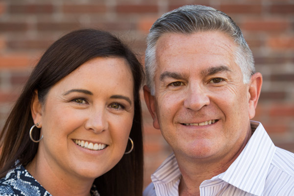 Headshot of Denise and Joe Lentine.